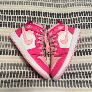 Nike Air Jordan 1 Mid - Girls - Fierce Pink